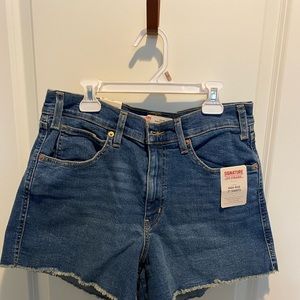 Denim shorts